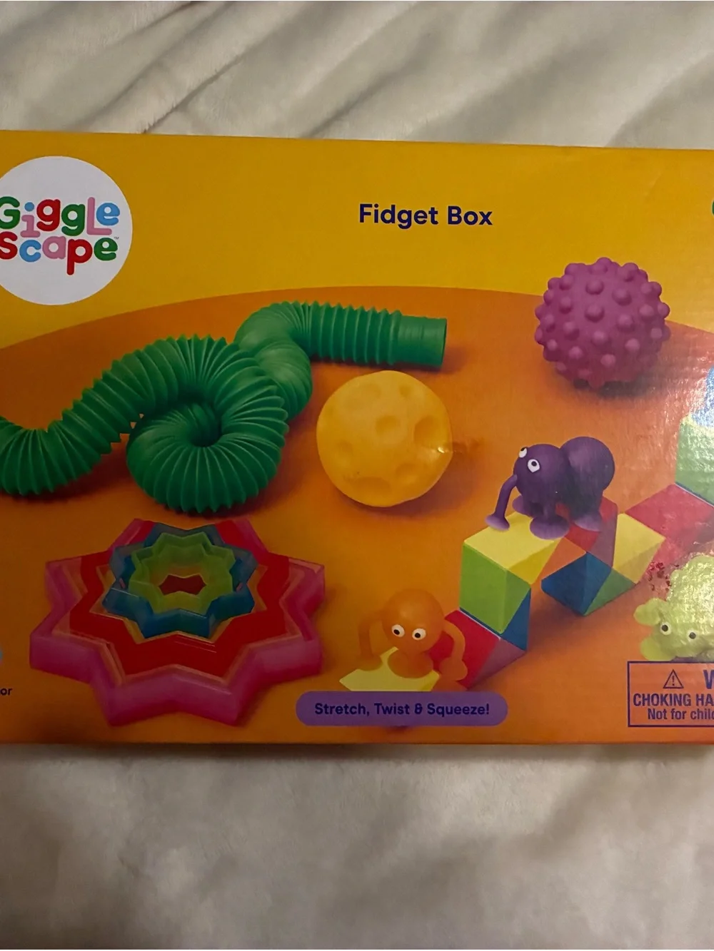 Gigglescape Fidget Box Multicolored Fidget Spinners Plastic & Silicone